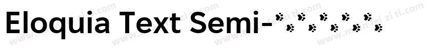 Eloquia Text Semi字体转换